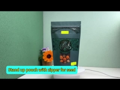 প্রিমিয়াম ফয়েল আচ্ছাদিত উইন্ডো কাস্টম স্ট্যান্ড আপ পকেট প্যাকেজিং জন্য ক্যান্ডি গাম খাদ্য প্যাকেজিং