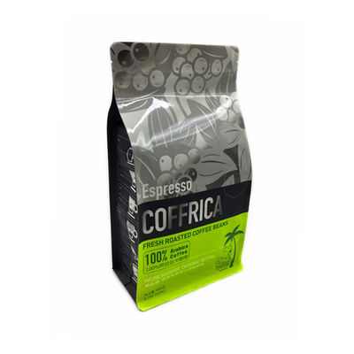 খাদ্য গ্রেড কাস্টম ফ্ল্যাট নীচের পকেট জিপার সঙ্গে খাদ্য প্যাকেজিং জন্য বর্গাকার